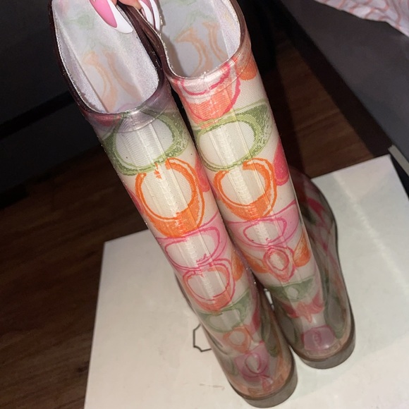 COACH rain boots - Picture 3 of 3